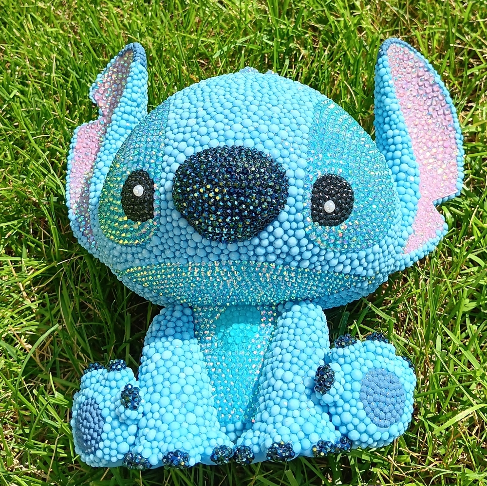Attack of Stitch. Cover From Head To Toe And Ears In Rhinestones